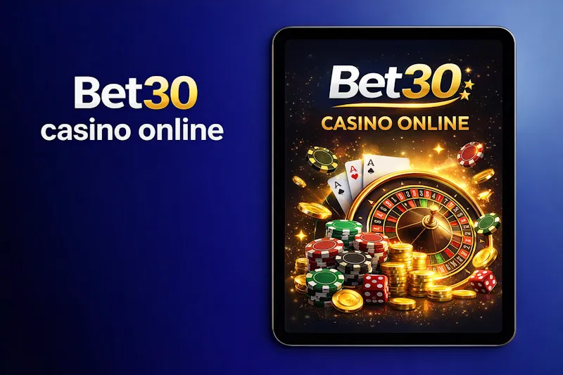 Bet30 casino online — límites altos de retiro