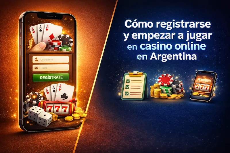 Cómo registrarse y empezar a jugar en casino online en Argentina