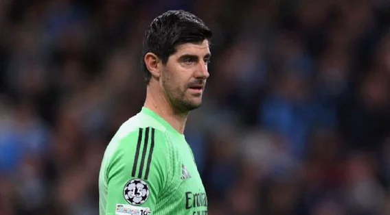 Courtois causa baja: lesión en el muslo lo aleja unas seis semanas del Real Madrid