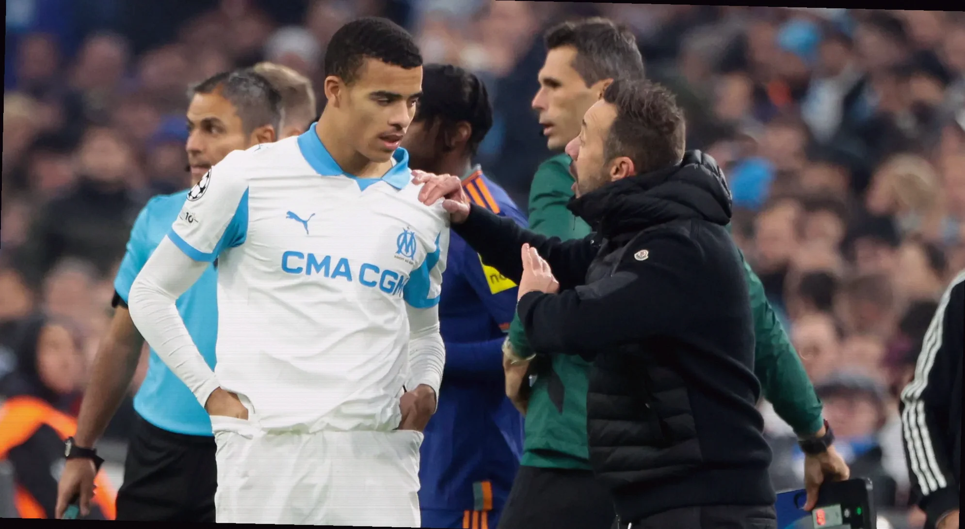 Polémica en Tottenham: la afición cuestiona a De Zerbi tras comentarios sobre Greenwood